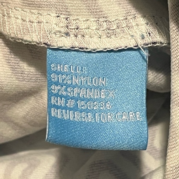 J.Mclaughlin Carmel Pants in Honeycomb Blue Patterned Stretch Flare Size XL - Picture 15 of 16